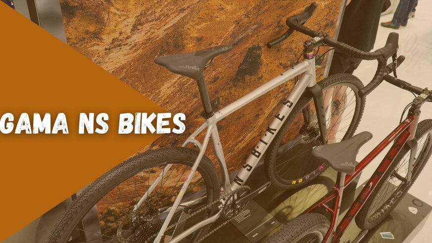 Gama NS Bikes 2023, ideales para bikepacking y aventuras largas. Con cuadros de acero y aluminio, horquillas de carbono y transmisiones SRAM APEX. Disfruta de la polivalencia, versatilidad y detalles coloridos en nuestras bicicletas diseadas para terrenos desafiantes y viajes inolvidables.