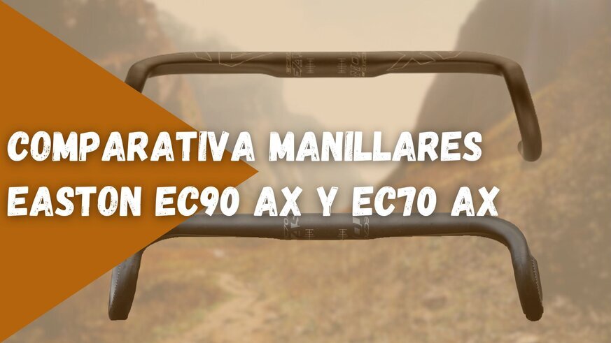 Comparativa entre manillares Easton EC90 AX y EC70 AX para ciclismo gravel. Ambos ofrecen rendimiento y comodidad, pero el EC90 AX es ms ligero y avanzado, mientras que el EC70 AX es ms econmico.